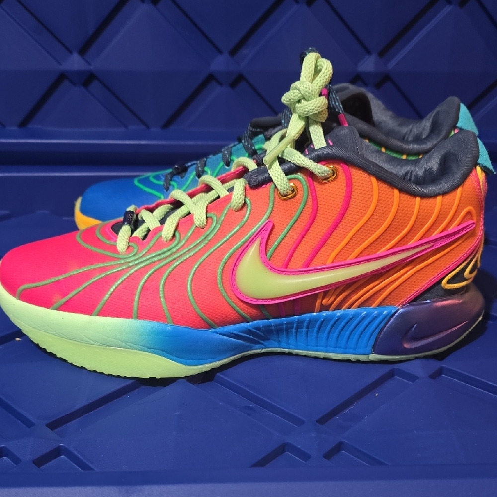 Nike LeBron XXI (21) "Optimism" (or "Multi-Color") - Mens Size 8.5 - Used